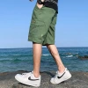 Workwear 5-inch pants for men, summer pure cotton beach sports and casual, summer Korean style trendy loose shorts for men Specification image